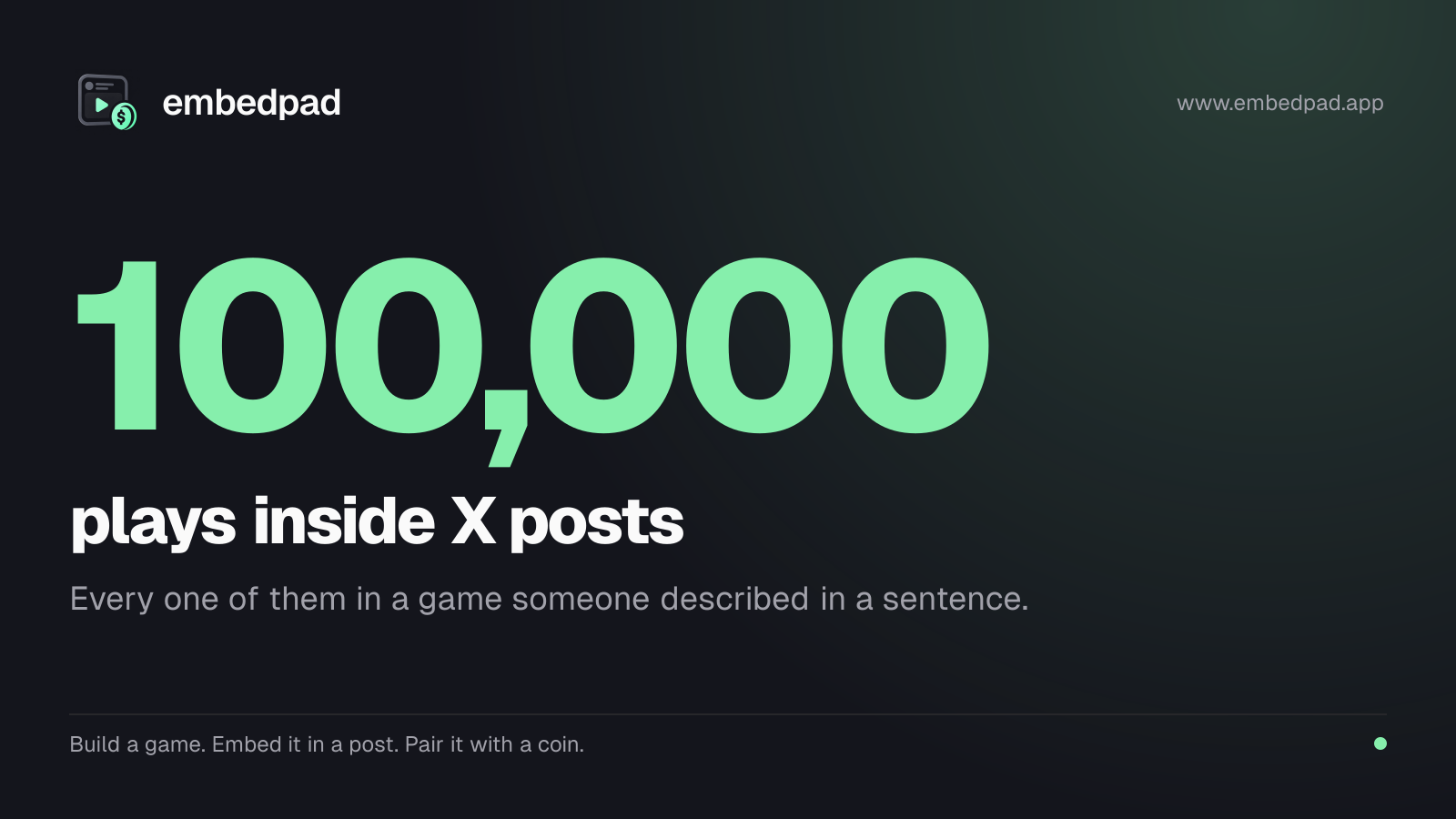 Milestone card example